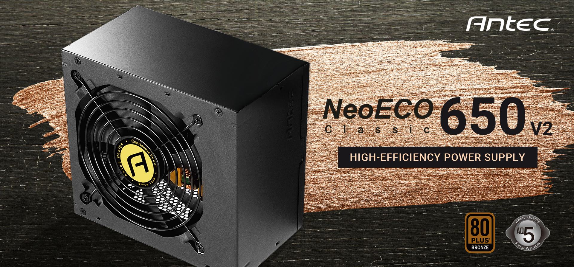 NeweggBusiness - Antec NeoECO Classic NE650C V2, 650W 80 PLUS